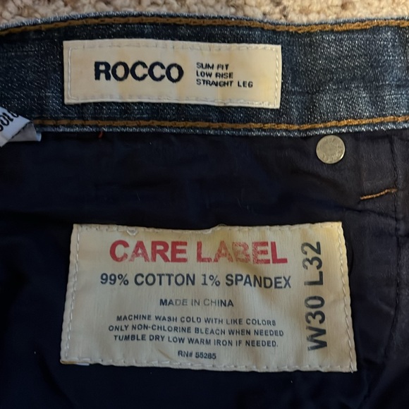 Express mens jeans, 30x32, Rocco slim fit straight leg - Picture 4 of 4